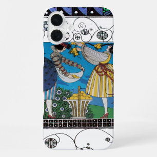 COQUE iPhone 16 PLUS JARDIN D'ÉTÉ ET TOURBILLONS /CONCEPTEUR DE COSTUME