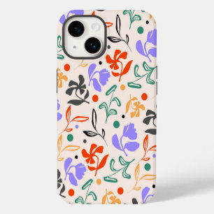 Coque Pour iPhone 14 Jardin Doodle