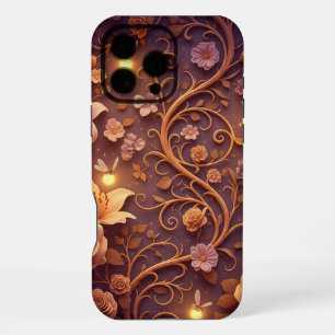 Coque iPhone 16 Pro Max Jardin Enchanté crépusculaire