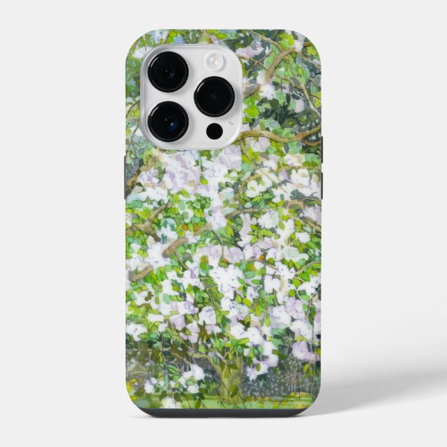 Coque iPhone Jardin fleuri (Verso)