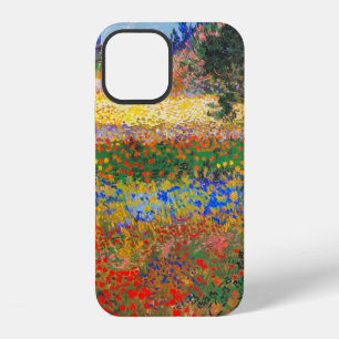 Coque iPhone 12 Jardin fleuri de Vincent Van Gogh