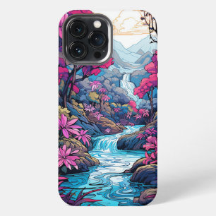 Etui iPhone 13 Pro Max Jardin Hawaiien Tropical Colorful No. 1115