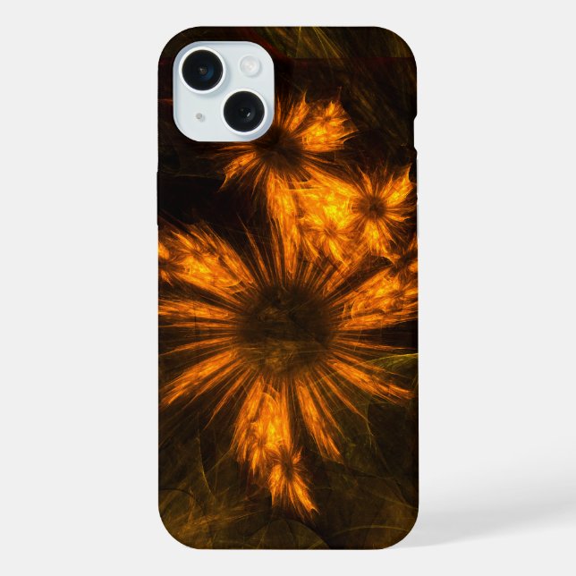 Coque iPhone Jardin mystique Art Abstrait (Verso)