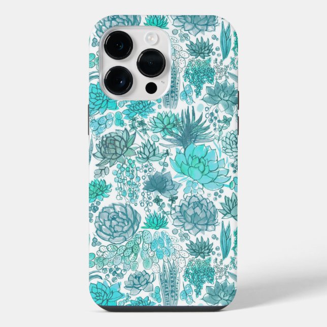 Coque iPhone Jardin succulent (Verso)
