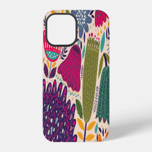 Coque iPhone 12 Jardin tropical : collection motif de printemps.