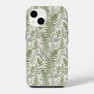 Coque Pour iPhone 14 Jardin vert fleuri