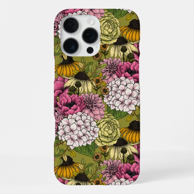Coque iPhone Jardins floraux 2 (Verso)
