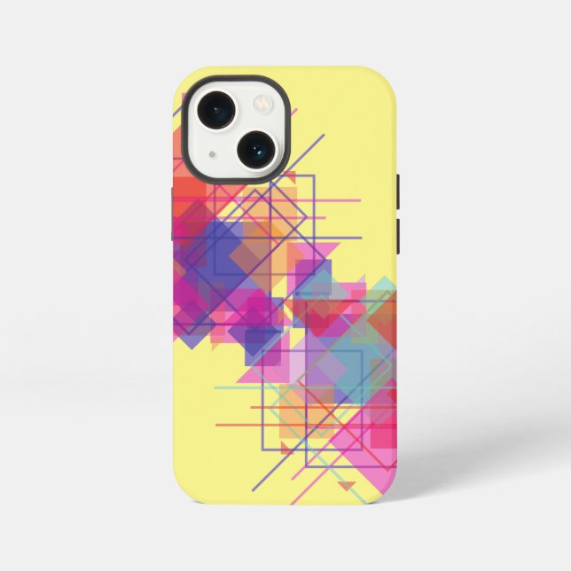 Coque iPhone jaune (Verso)