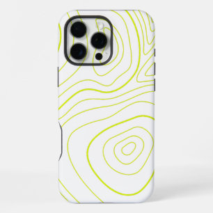 Coque iPhone 16 Pro Max jaune beau abstrait
