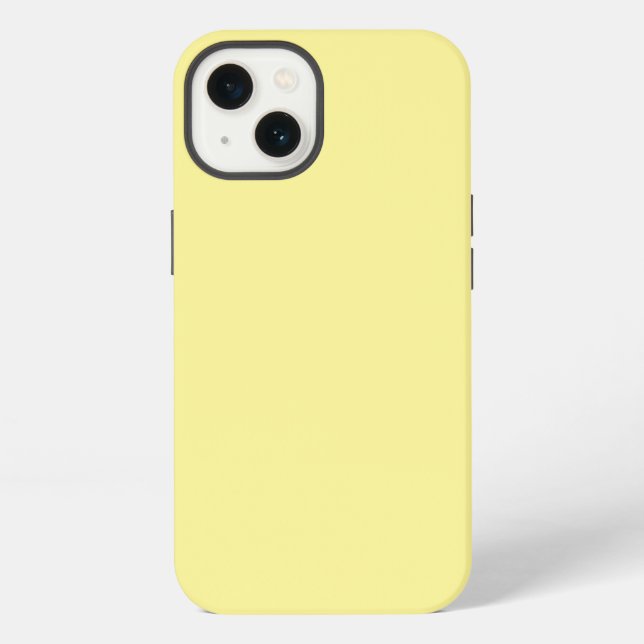 Coque iPhone Jaune Canari  (Verso)
