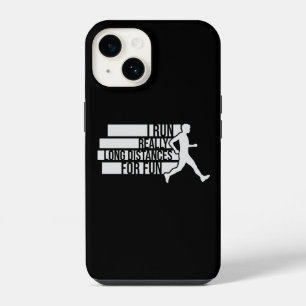 Coque Pour iPhone 14 Je cours de très longues distances pour le plaisir