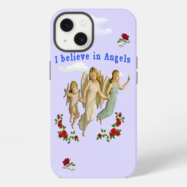 Coque iPhone Je crois aux anges (Verso)