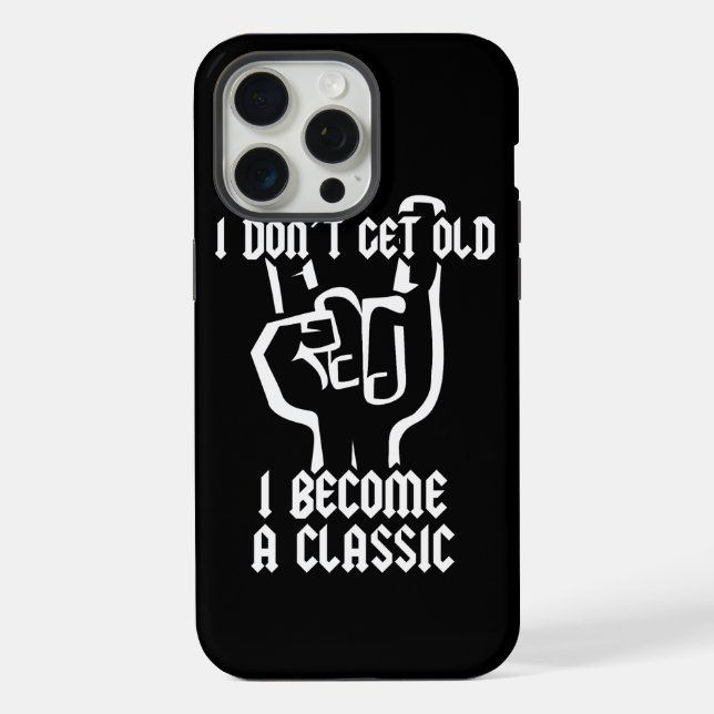 Coque iPhone Je deviens un classique (Verso)