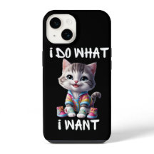 Je fais ce dont j'ai besoin Mignon Chat Coques pou