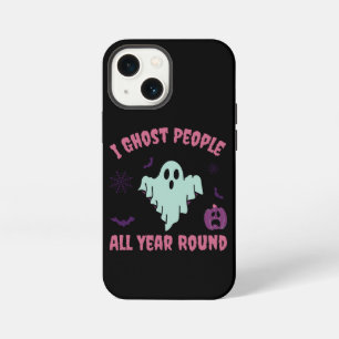 Etui iPhone 13 Mini Je hante les gens toute l'année Halloween