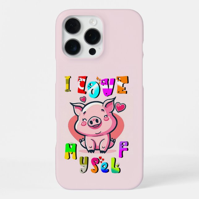 Coque iPhone Je M'Aime (Verso)