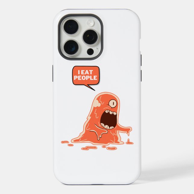 Coque iPhone je mange les gens (Verso)