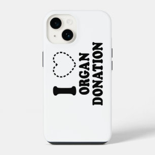 Coque Pour iPhone 14 Je {MISSING HEART} DON D'ORGANE