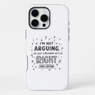 Coque iPhone 16 Pro Max Je ne plaide pas Maman drôle Fête des mères
