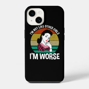 Coque Pour iPhone 14 Je ne suis pas comme d'autres filles - je suis pir