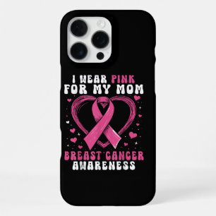 Coque iPhone 16 Pro Max Je Porte Du Rose Pour Ma Mère Sensibilisation Au C