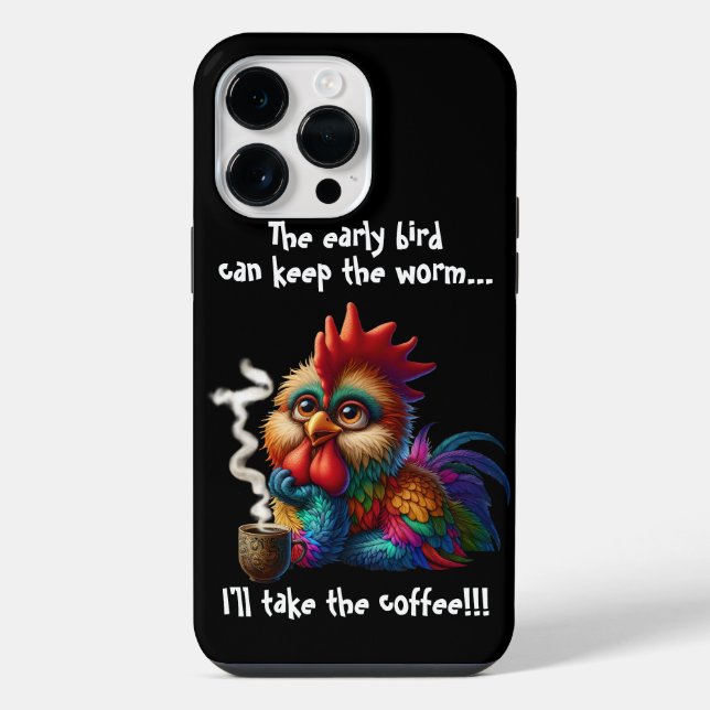 Coque iPhone Je prendrai le café (Verso)