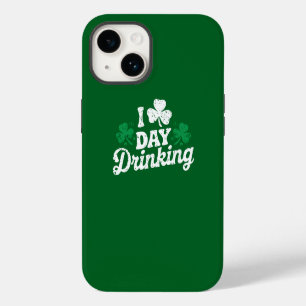 Coque Pour iPhone 14 Je suis amateur de boire la journée drôle St Patri