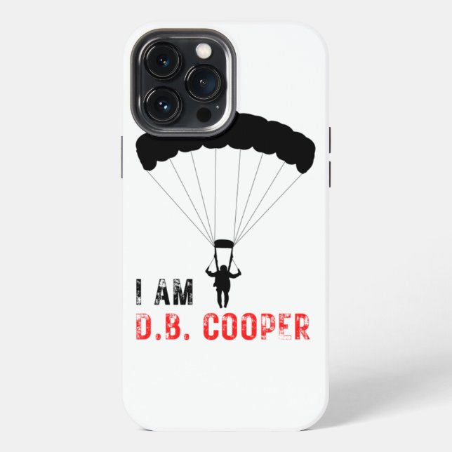 Coque iPhone JE SUIS D.B. Cooper  (Verso)