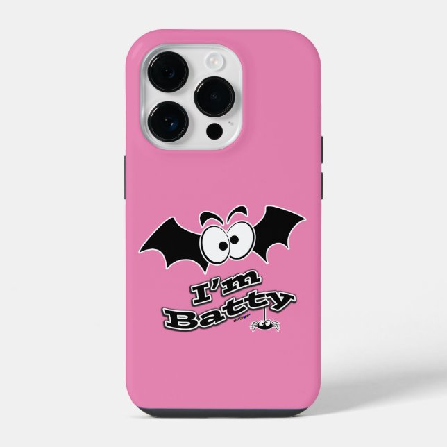Coque iPhone Je suis fou yeux fous (Verso)
