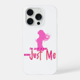 Coque iPhone 15 Pro je suis juste une fille