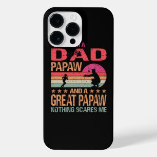Coque Pour Pour iPhone 14 Pro Max Je suis papa Papaw et un grand papaw Rien n'effrai