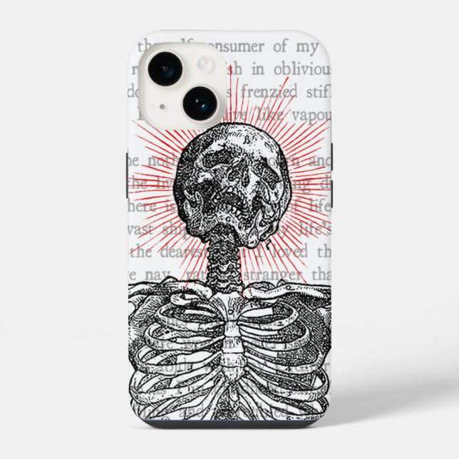 Coque iPhone Je Suis Skeleton (Verso)