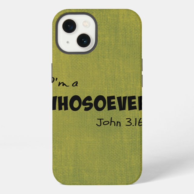 Coque iPhone Je suis un quiconque (Verso)