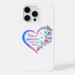 Coque iPhone 15 Pro Max Je suis un survivant de sensibilisation au cancer
