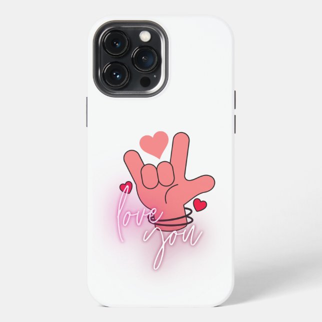 Coque iPhone Je t'aime.w (Verso)