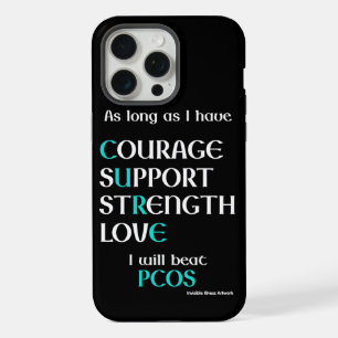 Coque iPhone 15 Pro Max Je vaincrai...le SOPK