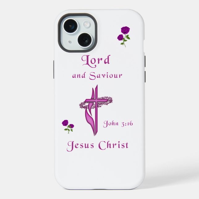 Coque iPhone Jean 3:16 (Verso)