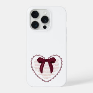 Coque iPhone 15 Pro Jean 3:16 - Saint-Valentin chrétien