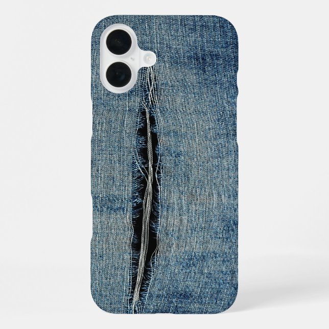 Coque iPhone Jean déchiré (Verso)