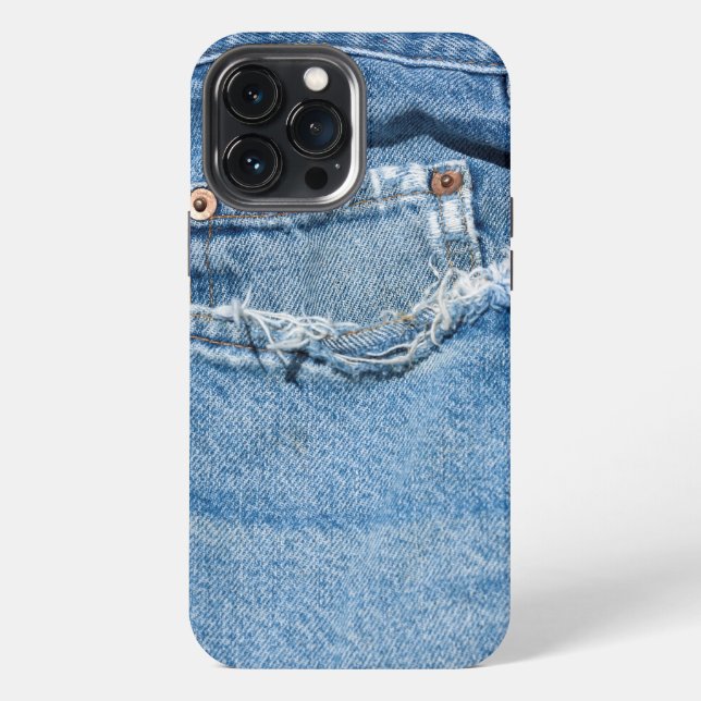 Coque iPhone Jean usé (Verso)