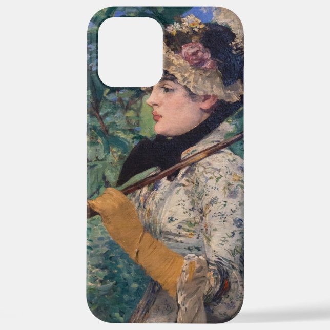 Coque iPhone Jeanne (Printemps) Par Édouard Manet (Verso)