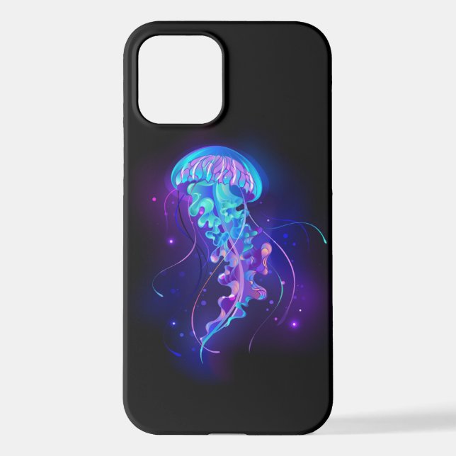 Coque iPhone Jellyfish éclatante couleur (Verso)