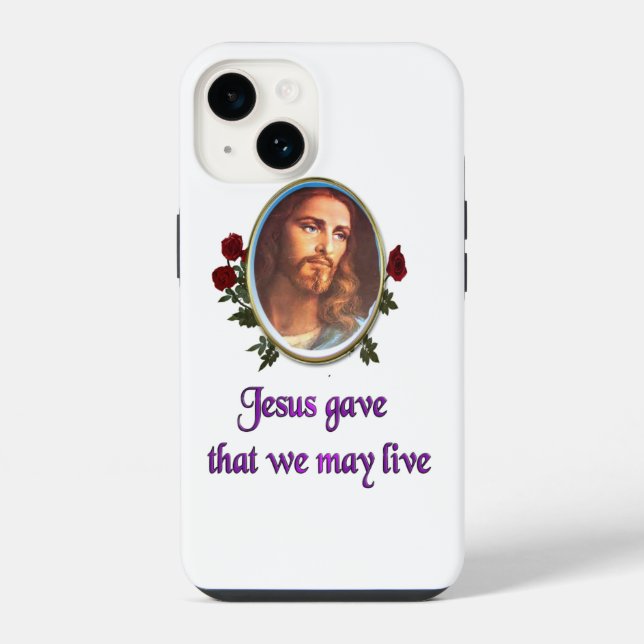 Coque iPhone Jésus (Verso)
