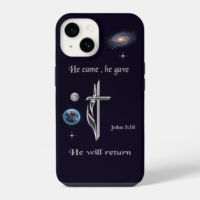 Coque iPhone Jésus (Verso)