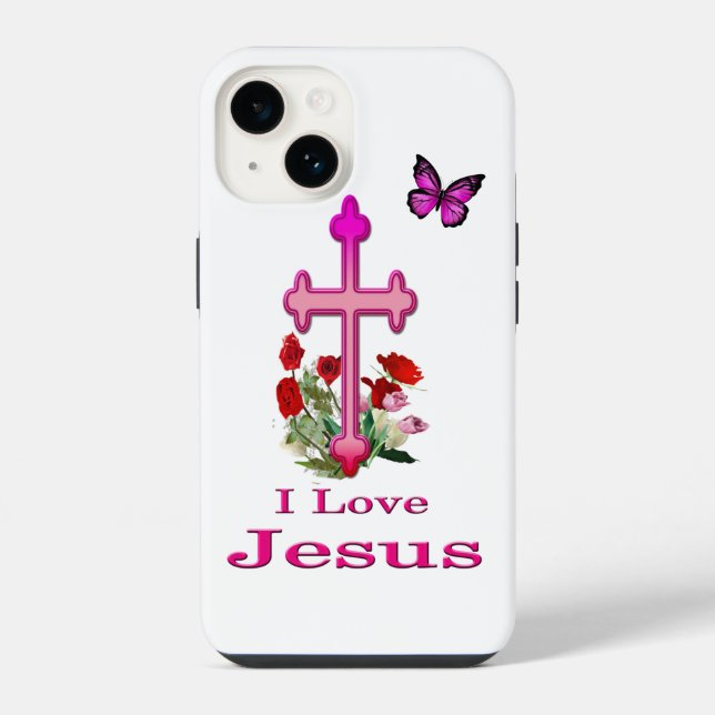 Coque iPhone Jésus  (Verso)