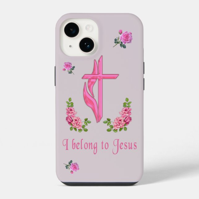 Coque iPhone Jésus chrétien (Verso)