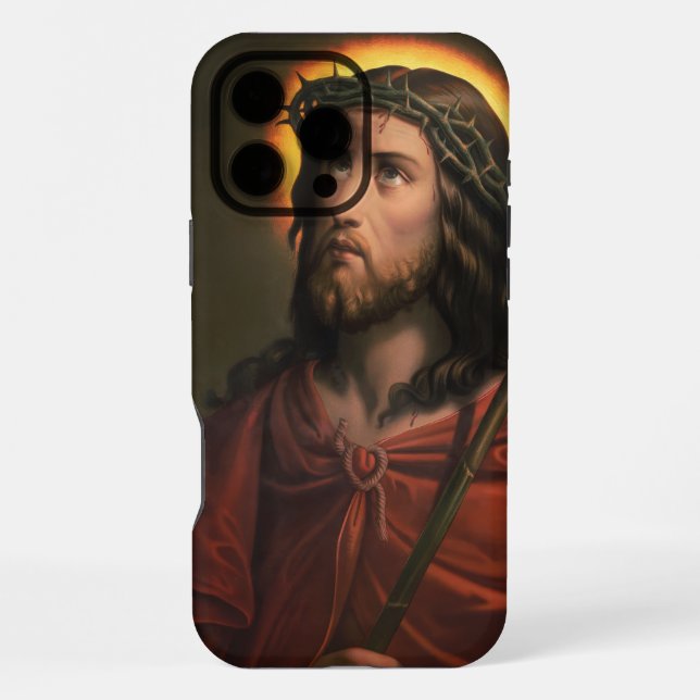 Coque iPhone Jésus-Christ avec la Couronne d'épines (Verso)