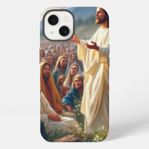 Etui iPhone 13 Jésus-Christ prêchant aux masses