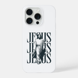 Coque iPhone 15 Pro Jesus Christ Walking