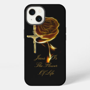 Etui iPhone 13 JESUS EST LA FLEUR DE LA VIE Case-Mate Housse pour